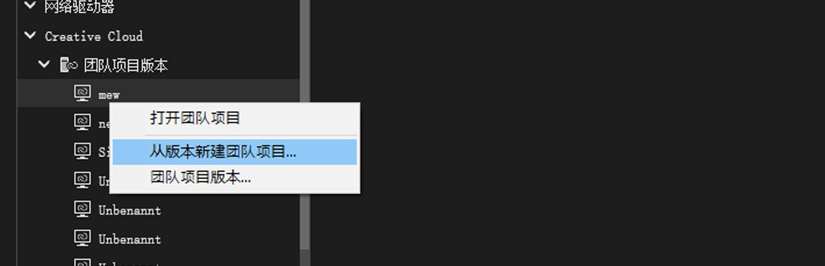 媒体浏览器当前处于打开状态，通过垂直滑块导航至项目的最新版本，您可浏览所有可用版本。