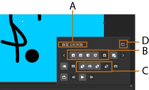 “时间轴工具”面板