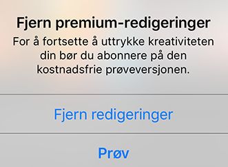 Start den kostnadsfrie prøveversjonen av Photoshop Express Premium 