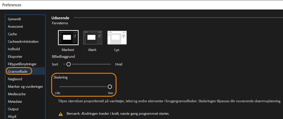 UI-skalering