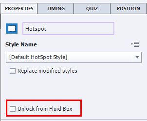 Fluid Box からロック解除
