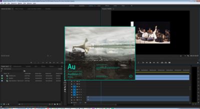 Диалоговое окно Adobe Audition