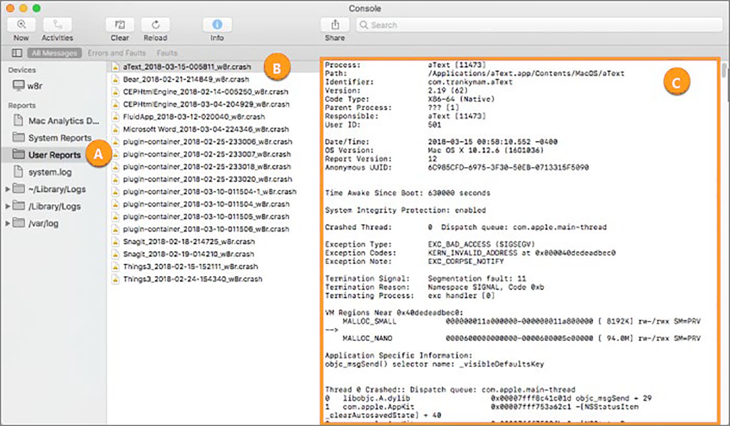 Felhasználói jelentések