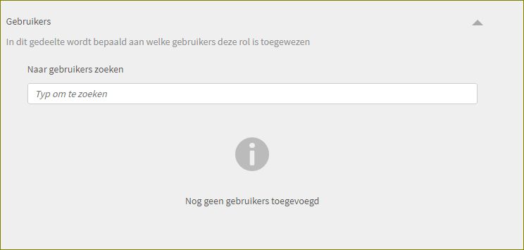 Gebruikers selecteren