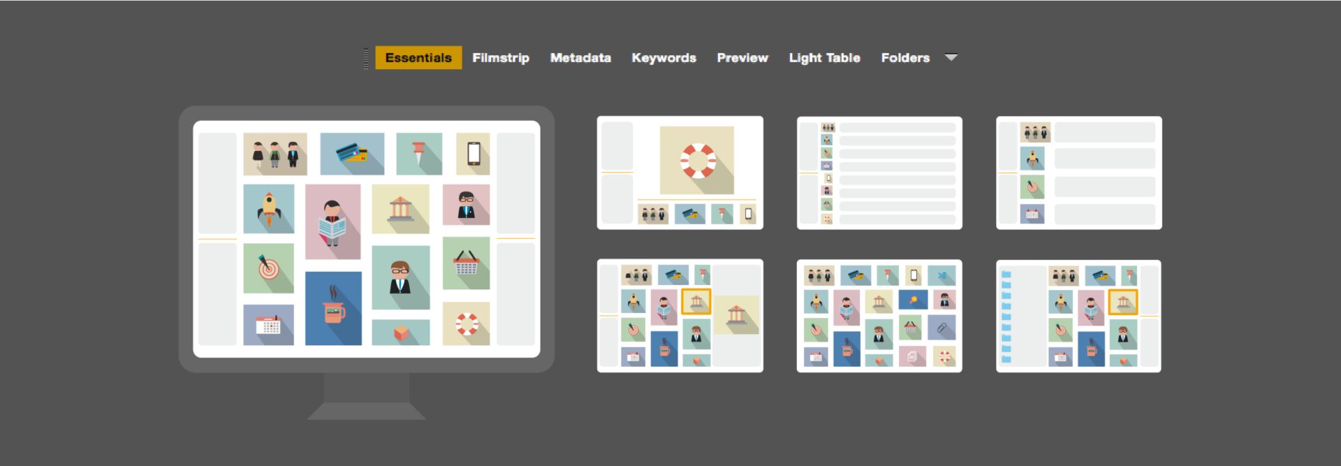 Adobe Bridge 工作区