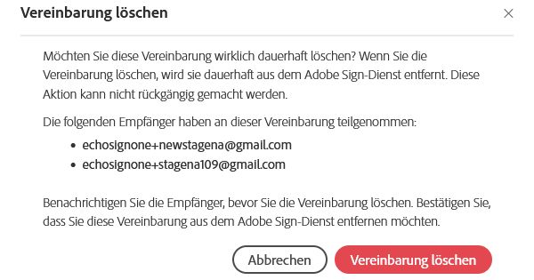 Löschwarnung
