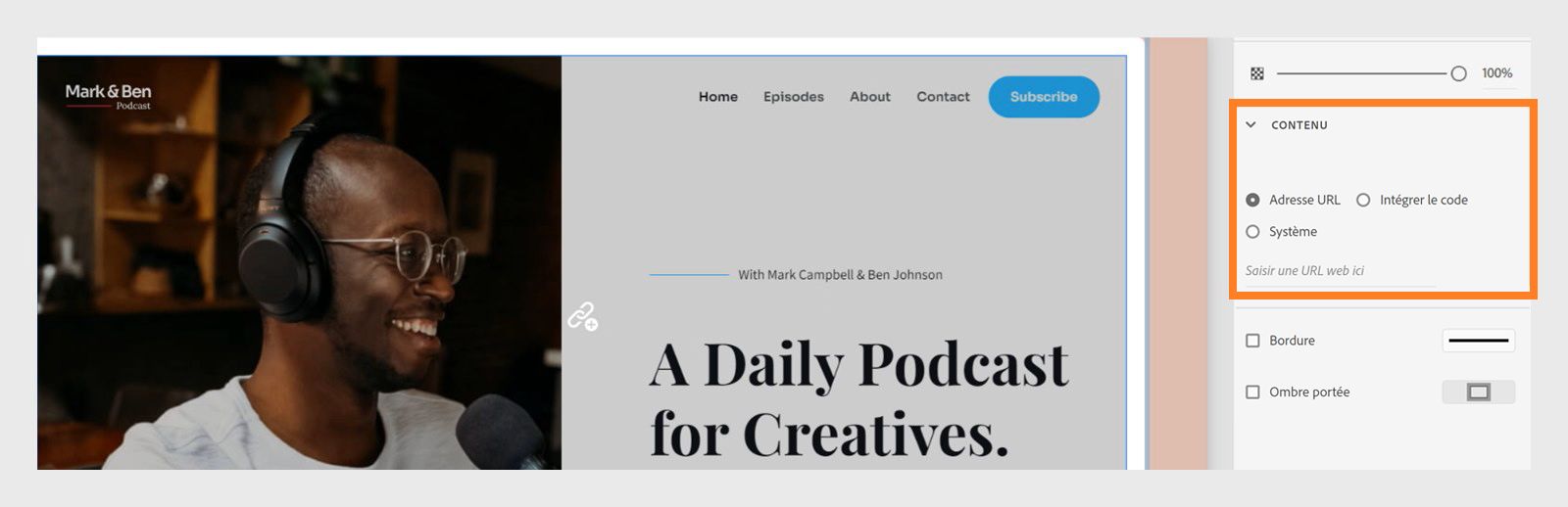 Source d’objet Web