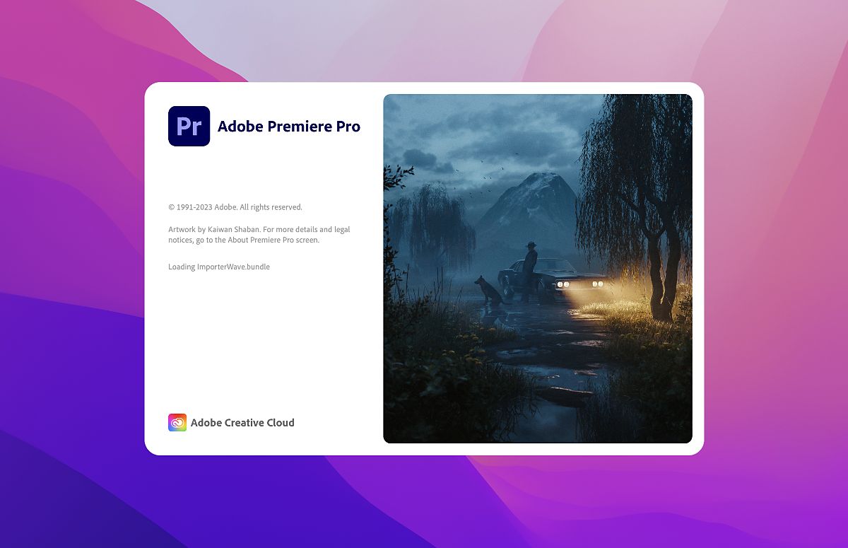 Puede utilizar la indicación en la pantalla de inicio de Adobe Premiere Pro para identificar el complemento que hace que la aplicación se quede bloqueada.