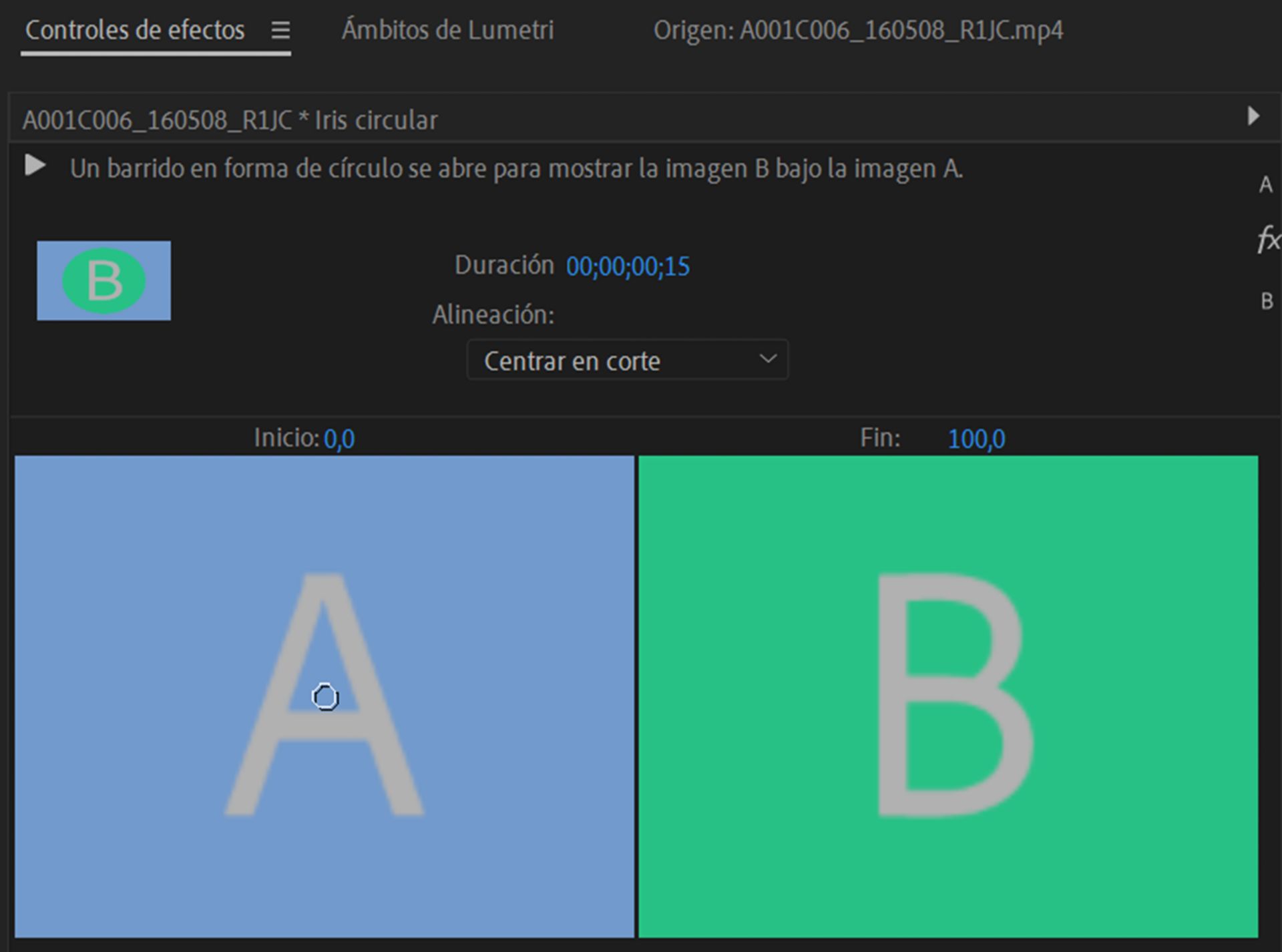 Centro predeterminado