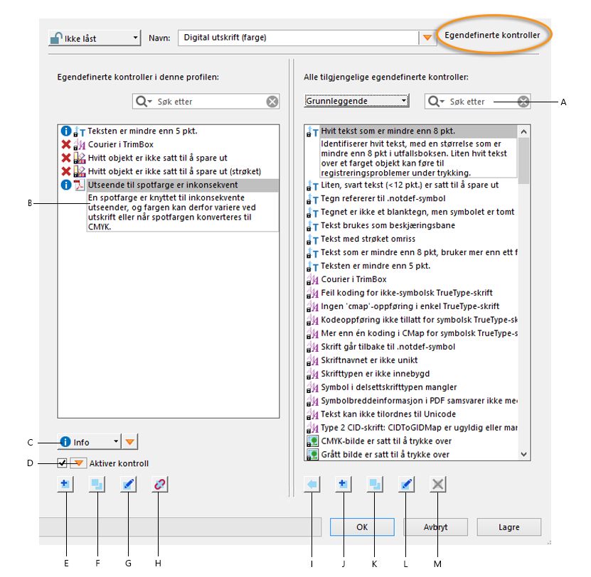 Egendefinerte kontroller