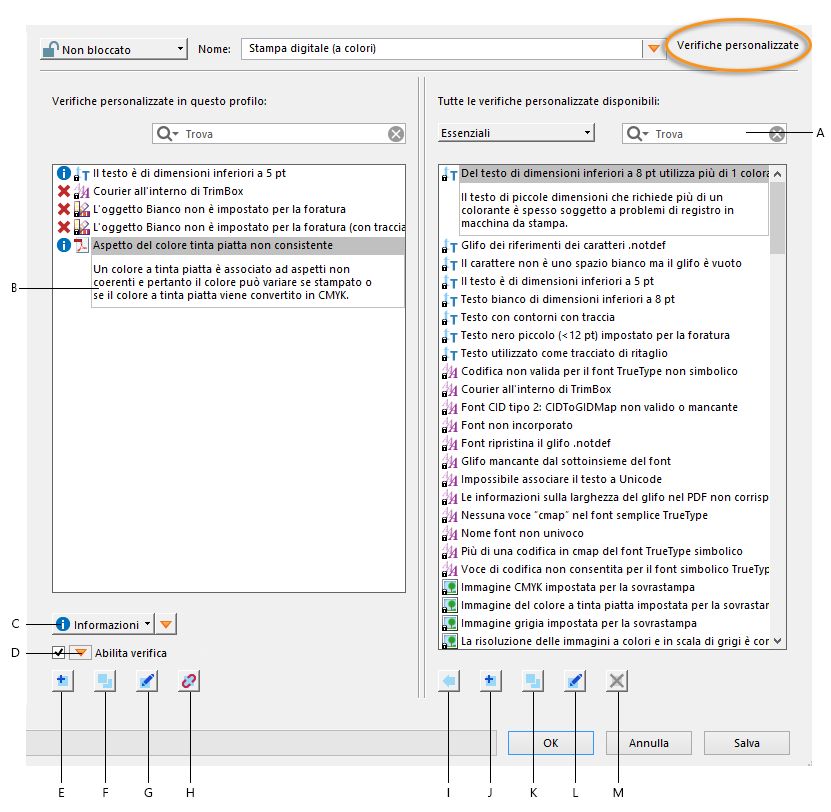 Verifiche personalizzate