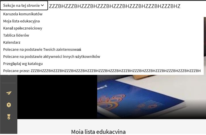Ułatwienia dostępu związane z nawigacją