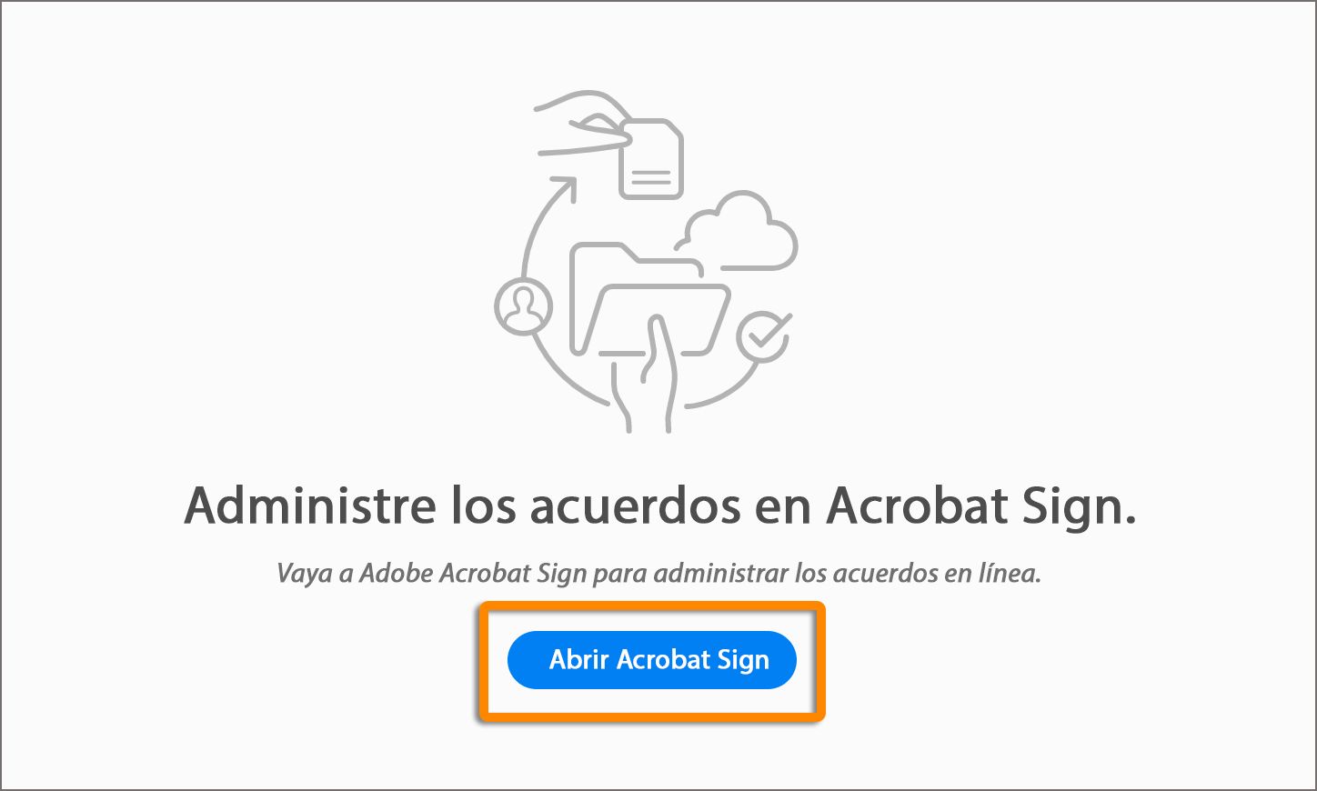 Cambio de nombre de Acrobat Sign