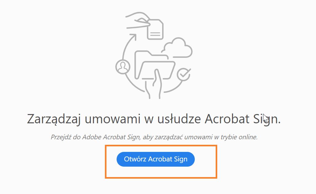 Zmiana marki Acrobat Sign