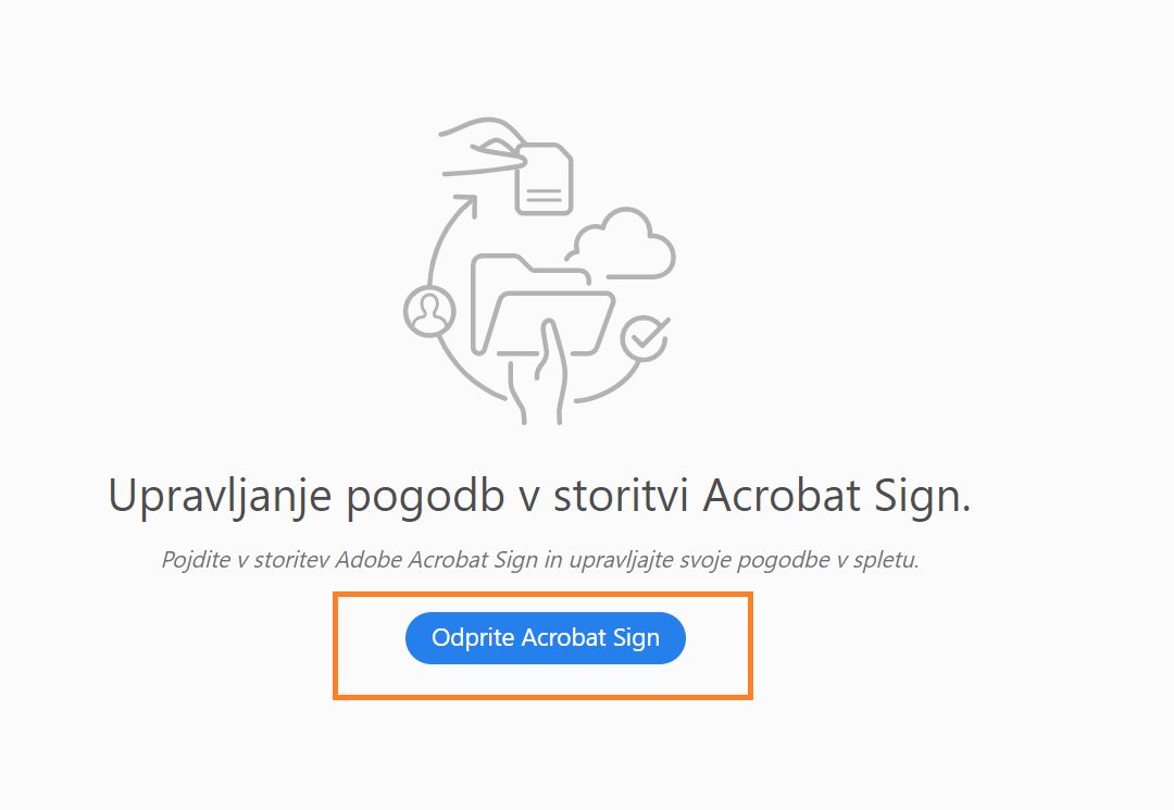 Preoblikovanje blagovne znamke Acrobat Sign