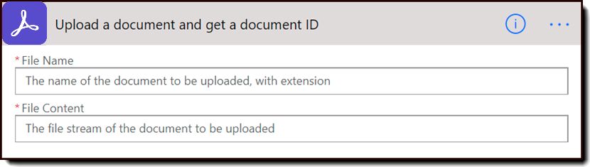 Upload et dokument, og få et dokument-id