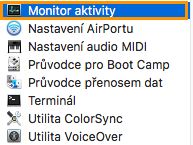 Monitor aktivity