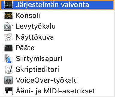 Järjestelmän valvonta