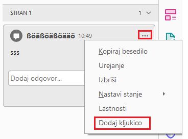 Dodaj kljukico
