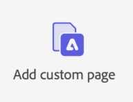 تغيير أيقونة Add custom page