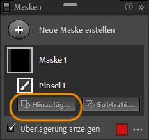 Zu Maske hinzufügen