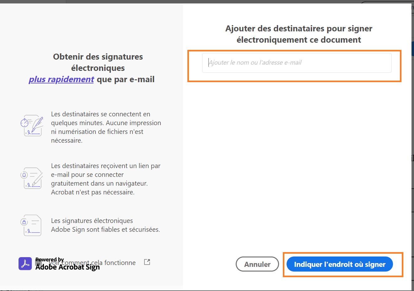 Ajouter des signataires