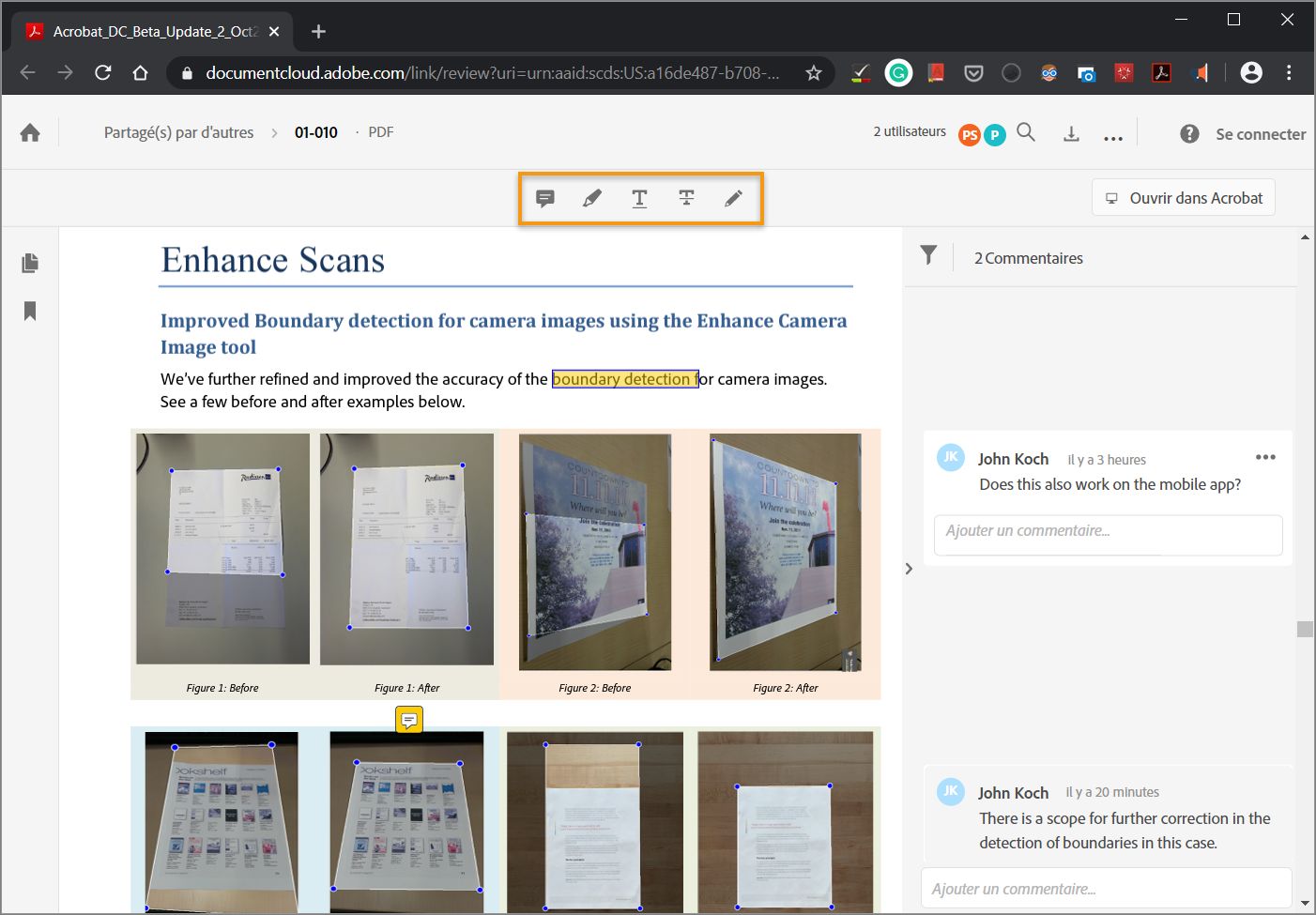 Ajout de commentaires