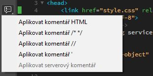 Přidávání poznámek