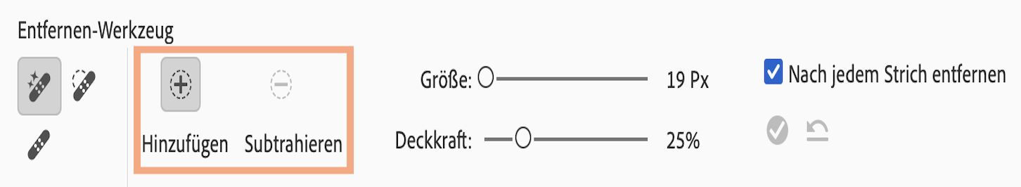 Entfernen-Werkzeug