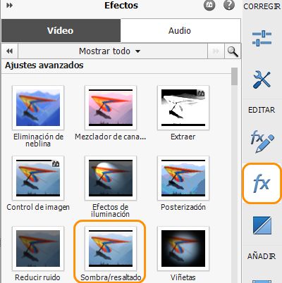 Importación de medios