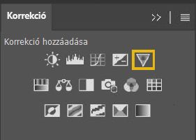 Élénkség korrekciós réteg hozzáadása