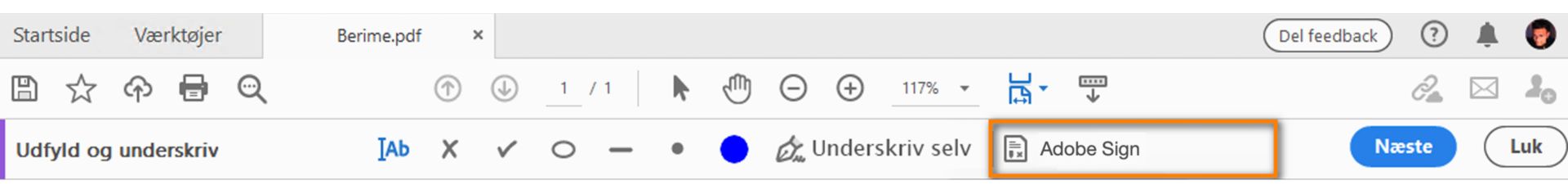 Anmoder om signaturer