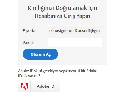 Adobe'de Kimlik Doğrulama