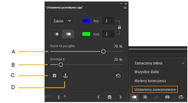 Zaawansowane przenikanie ujęć