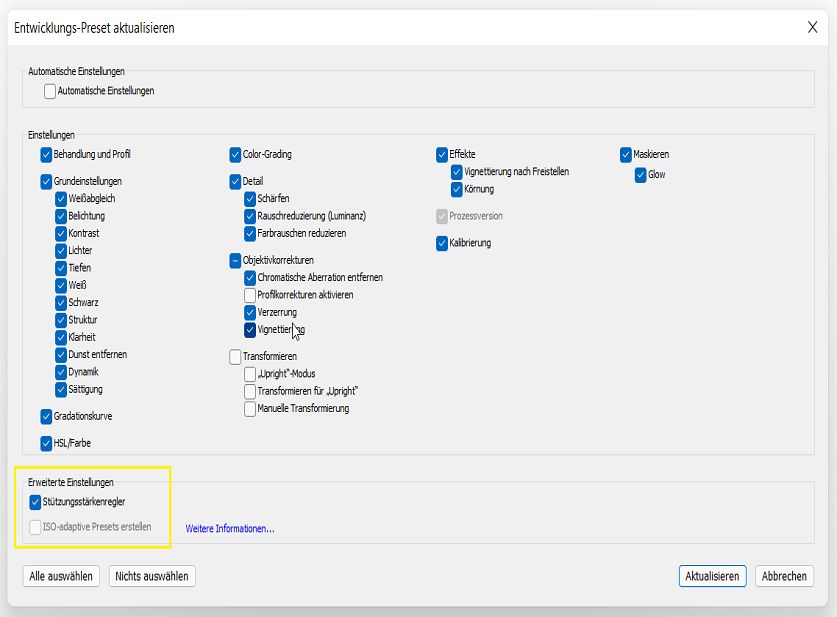 Stärkeregler unterstützen
