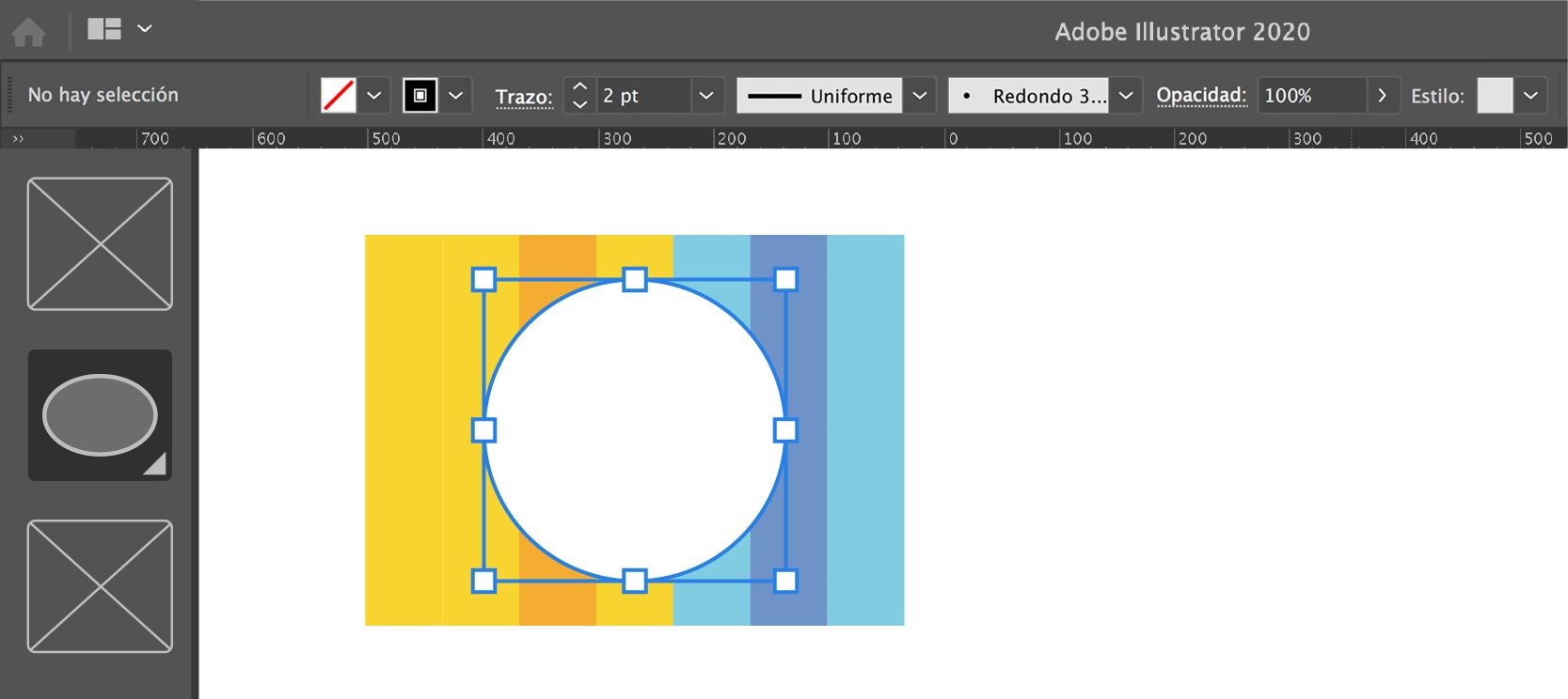 Hacer un círculo en el centro