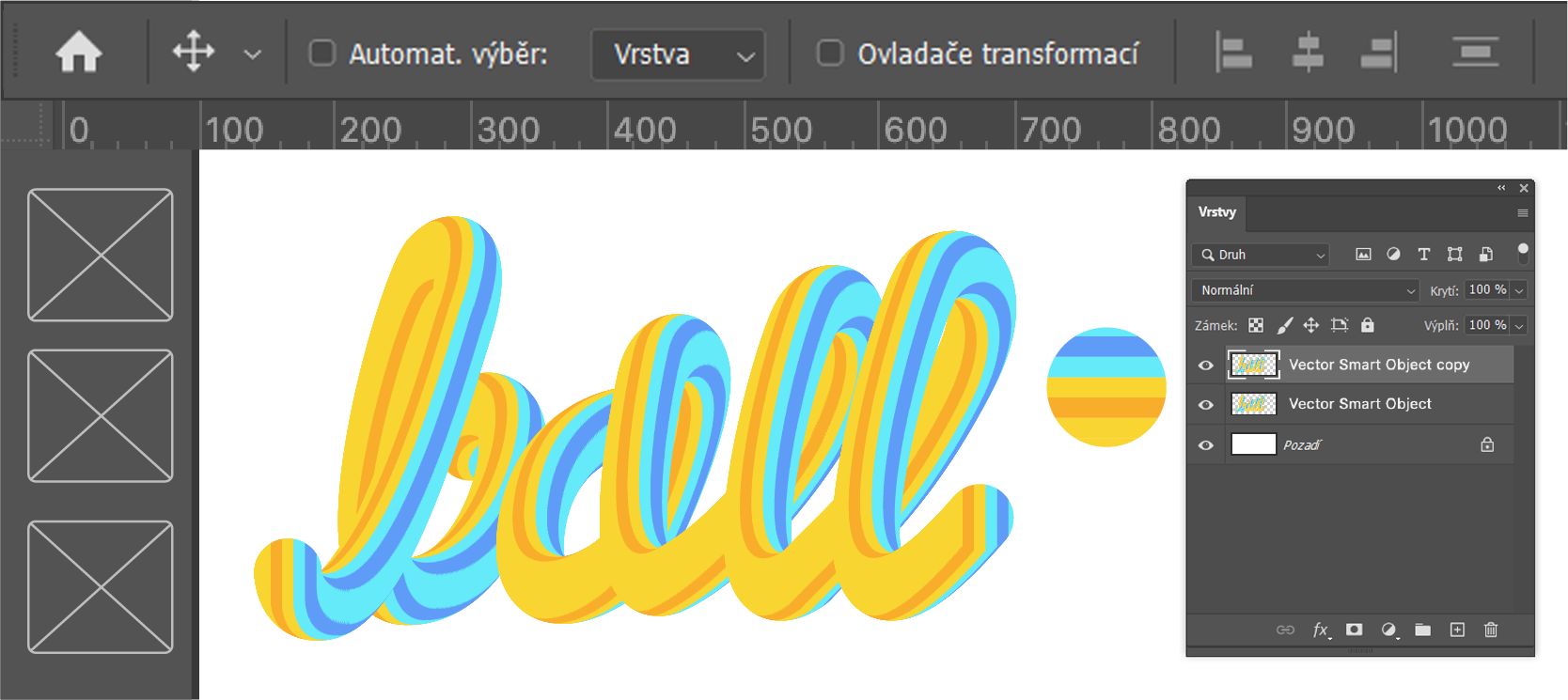 Přidání šumu pomocí aplikace Photoshop
