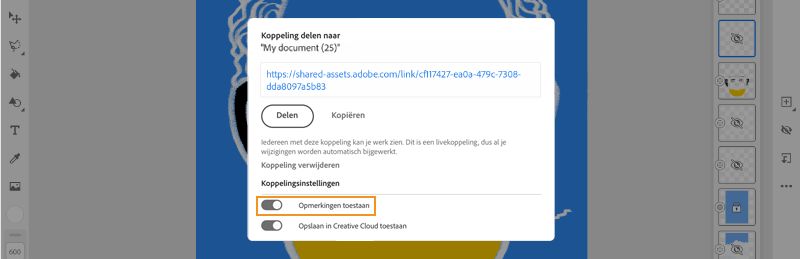 Opmerkingen toevoegen aan clouddocumenten-opmerkingen toestaan