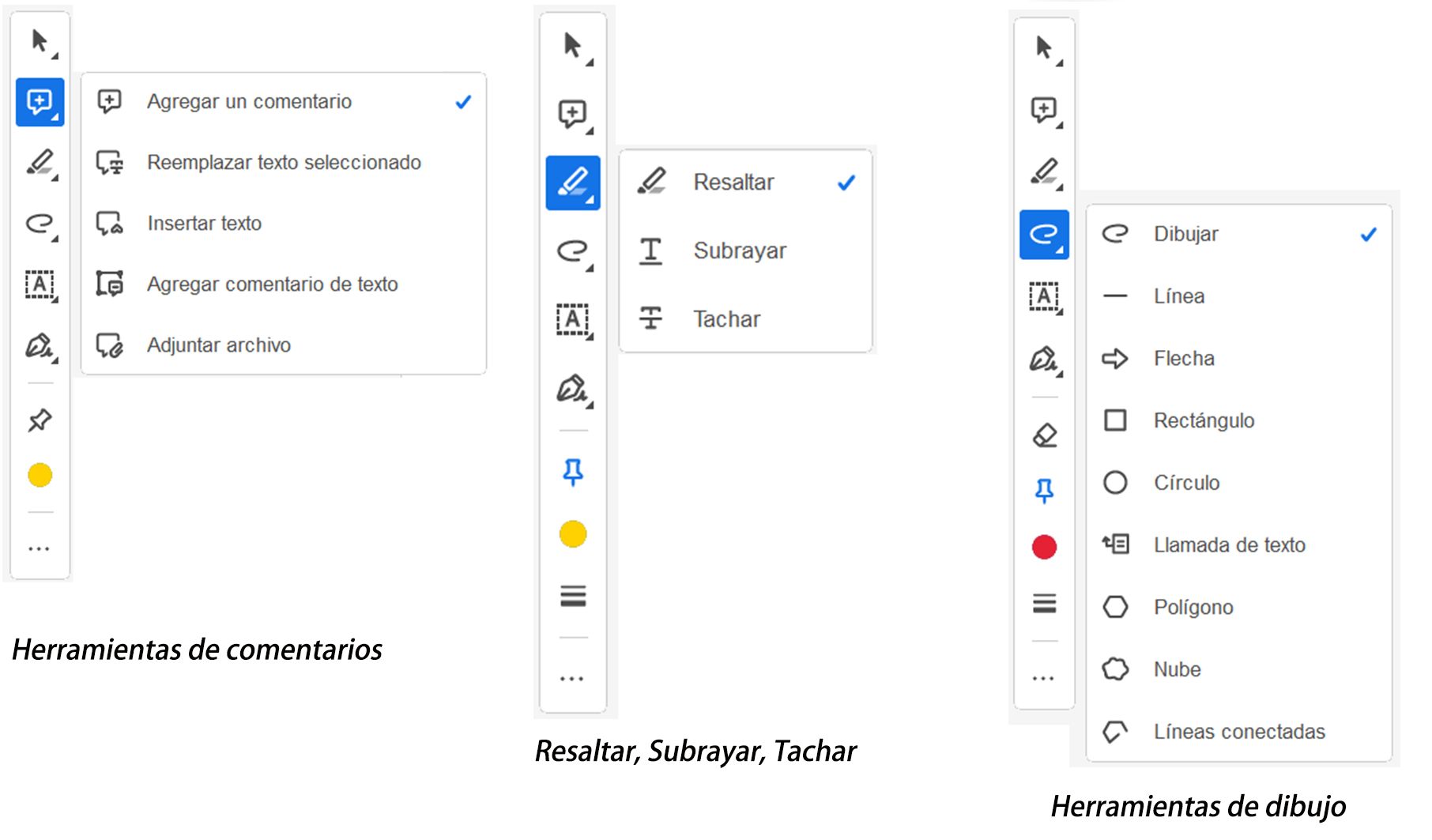 Herramientas de anotación