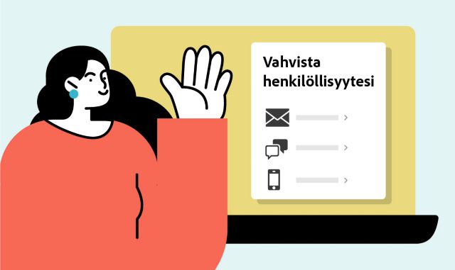 Käytä toista menetelmää koodin vastaanottamiseen