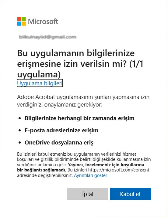 Son onay iletişim kutusu