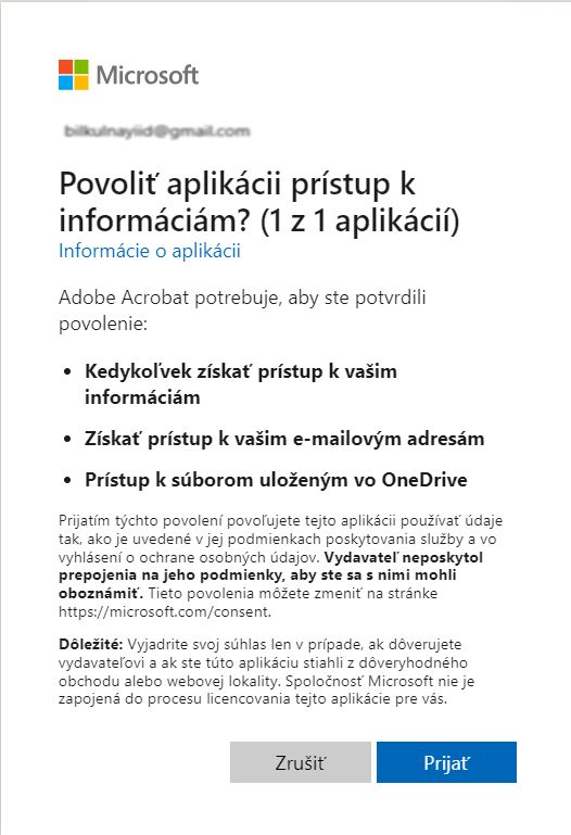 Dialógové okno konečného potvrdenia