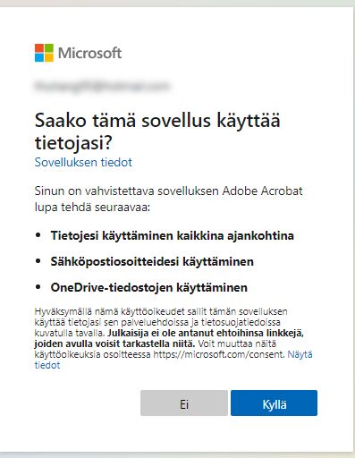 Viimeinen vahvistusvalintaikkuna