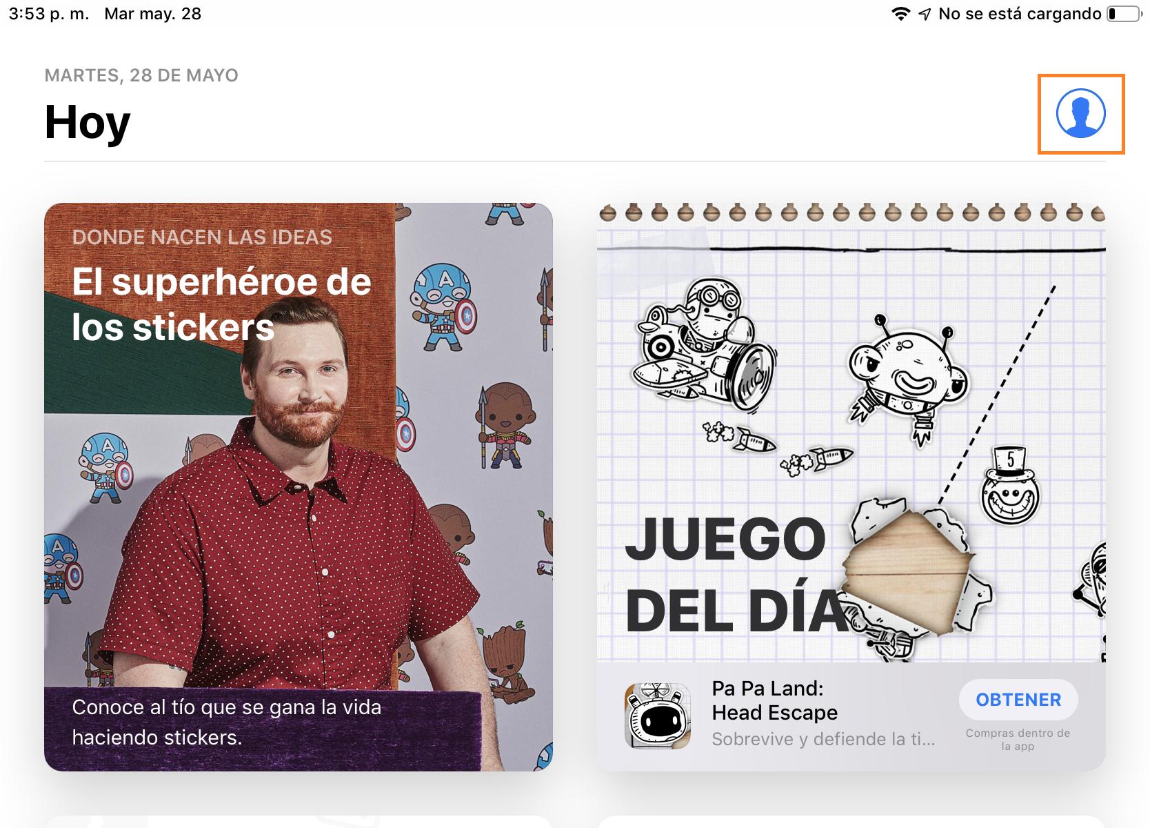 App Store en iPad