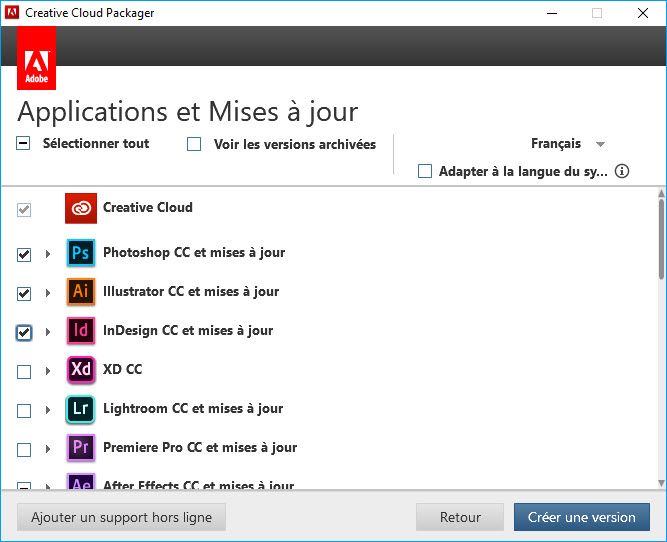 Déploiement silencieux d’Adobe Captivate 2017