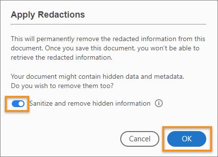 تطبيق عمليات التنقيح