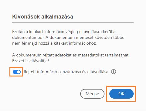 Kivonások alkalmazása