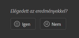 Elégedett az eredménnyel?