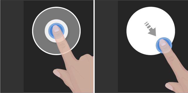 ブラシツールのタッチショートカット