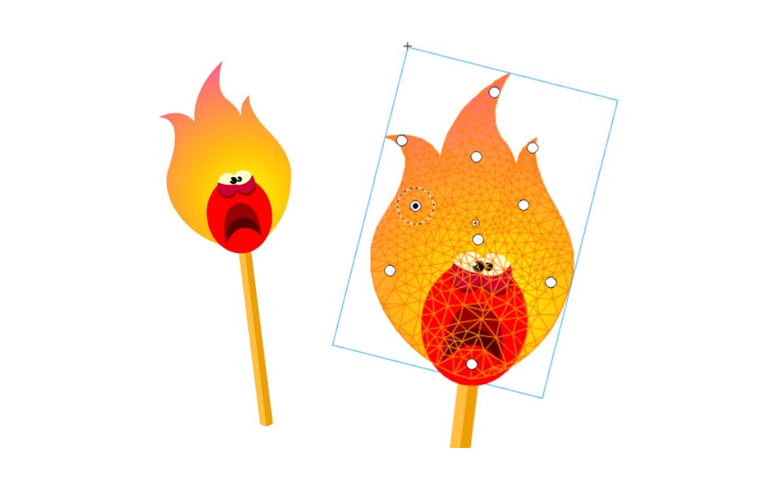 Deformação de formas usando alças